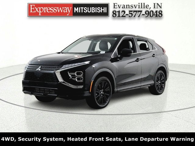 2023 Mitsubishi Eclipse Cross LE in Black — front three-quarter view